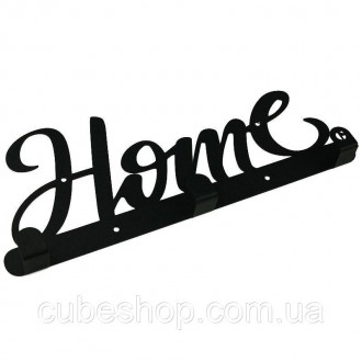 Оригинальная вешалка в прихожую Home S (черная)
Красивая и стильная вешалка с ле. . фото 5