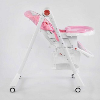 Детский стульчик для кормления JOY К-73480 "ПОНИ" цвет розовый, в коробке 
 
Отп. . фото 3