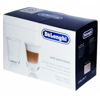 Набор стаканов DeLonghi Latte Macchiato 220 мл (2 шт.) – замечательный под. . фото 2