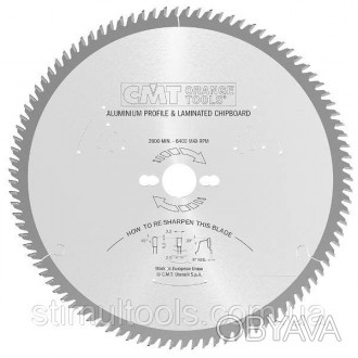 CMT 350x30x3,2x108 пильный диск по ламинату,пластику,цветным металлам изготовлен. . фото 1