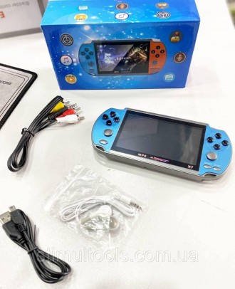 Детская игровая приставка консоль PSP X7 Mp5 4.3" для игр и просмотра мультфильм. Одеса. фото 1 Детская игровая приставка консоль PSP X7 Mp5 4.3" для игр и просмотра мультфильм. Одеса. фото 1