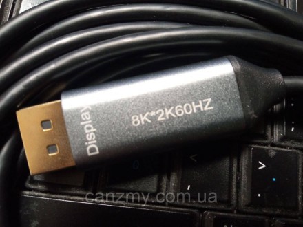 Кабель Type C - DisplayPort 8k 60 Hz 1.5-3 м
Підтримує роздільну здатність 4К 60. . фото 2
