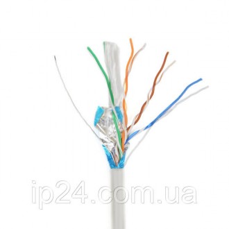 Мережевий кабель FTP (звита пара з екрануванням). 
	Компанія виробник ATIS.
	ТЕХ. . фото 2