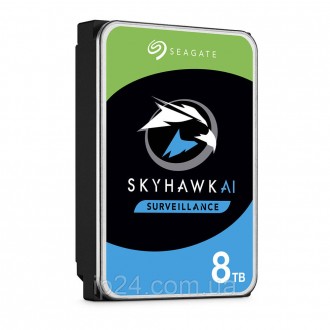 
	Жесткий диск серии SkyHawk AI ST8000VE001 на 8ТБ.
	Бренд: Seagate
 Бесперебойн. . фото 2
