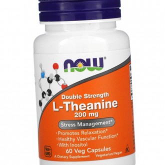 
Описание NOW Double Strenght L-Theanine 200 mg
NOW L-Theanine 200 mg - пищевая . . фото 5