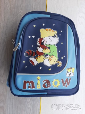 Детский рюкзак (Miaow)_

Практичный, хорошее качество
Размер 34,5 Х 29 Х 17 с. . фото 1