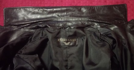Черный пиджак из мягкой приятной натуральной кожи. Сделано в Турции , качество в. . фото 6