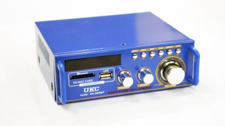 UKС SN-3636BT Стерео усилитель c Bluetooth 
Стерео усилитель UKС SN-3636BT Blue. . фото 5