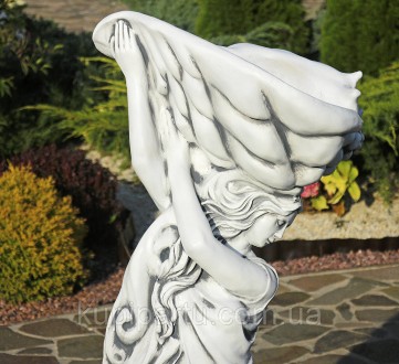 Садовая скульптура Богиня моря, красивого серого цвета, выполнена из «искусствен. . фото 7
