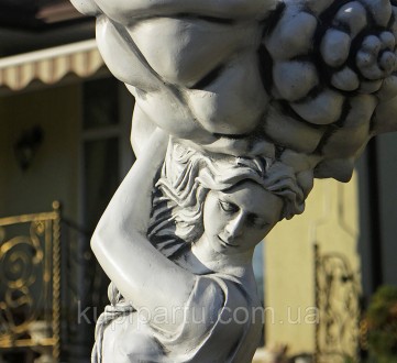 Садовая скульптура Богиня моря, красивого серого цвета, выполнена из «искусствен. . фото 6