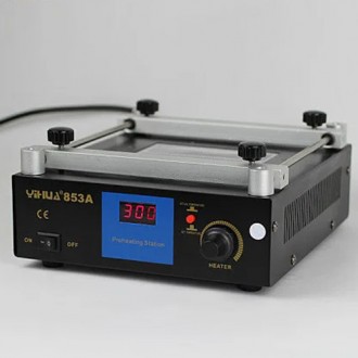 Преднагреватель плат YIHUA 853A
Платформа для нагрева печатных плат снизу при де. . фото 3