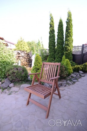 Дерев’яне крісло TRANSFORMER чудово підійде для саду, тераси чи альтанки. Воно в. . фото 1