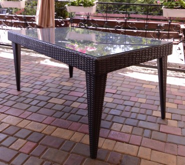 Ротанговий стіл для дружньої компанії, для великої сім’ї – HERMES Maxi. Він виго. . фото 2