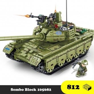 Конструктор-танк ТМ Sembo block (812 деталей) арт. 105682
С помощью деталей данн. . фото 6