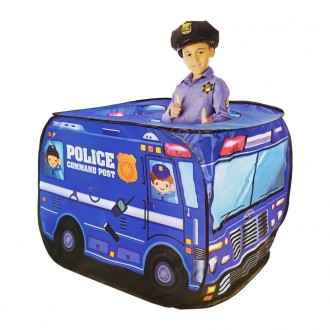 Палатка детская "Полицейский автобус" (Police) арт. HF 095 D
Палатка красочно де. . фото 3