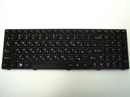 Новая клавиатура для ноутбука Lenovo Y580 
красного цвета, с рус буквами.
 
совм. . фото 2