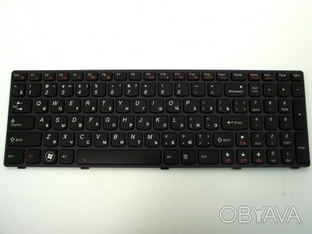 Новая клавиатура для ноутбука Lenovo Y580 
красного цвета, с рус буквами.
 
совм. . фото 1