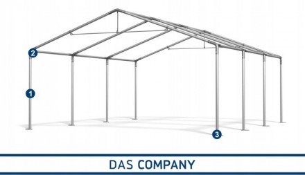 Шатер Палатка Садовая 4x6 с витражными окнами
Характеристика;
	Производитель: DA. . фото 7