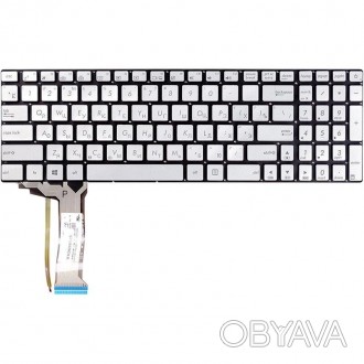 Клавіатура для ноутбука ASUS N551, сріблястий
Особливості:
- Ідеальна посадка кл. . фото 1