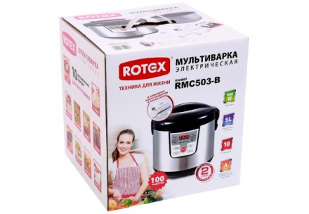 Мультиварка ROTEX RMC503B
Rotex RMC503-B – это мощная, компактная и функци. . фото 4
