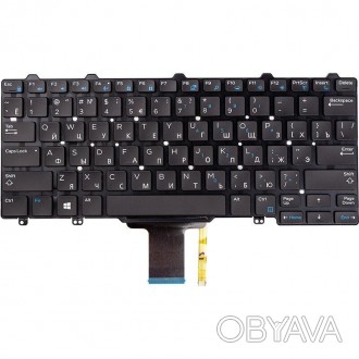 Клавіатура для ноутбука DELL Latitude E5270, E7270 чoрний, підсвічування
Особлив. . фото 1