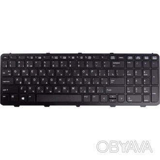 Клавіатура для ноутбука HP Probook 450, 450 G1, 455 чорний, чорний фрейм 
Особли. . фото 1