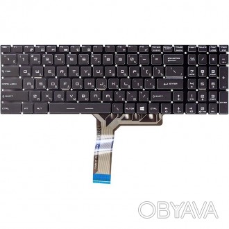 
Клавіатура для ноутбука MSI GT72, GS60 чoрний, підсвічування
Особливості:
- Іде. . фото 1