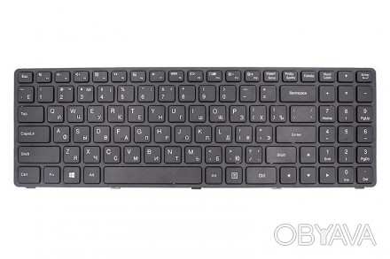 Клавіатура для ноутбука IBM/LENOVO IdeaPad 100-15IBD чорний, чорний фрейм
Особли. . фото 1
