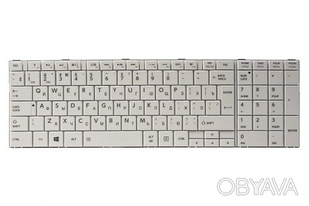 Клавіатура для ноутбука TOSHIBA Satellite C850, C870, L850, L870
Особливості:
- . . фото 1