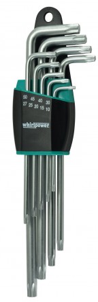 Набір ключів-зірочок TORX Whirlpower 158-1109 Т10-Т50 подовжені 9 од (158-1109). Вінниця. фото 1 Набір ключів-зірочок TORX Whirlpower 158-1109 Т10-Т50 подовжені 9 од (158-1109). Вінниця. фото 1
