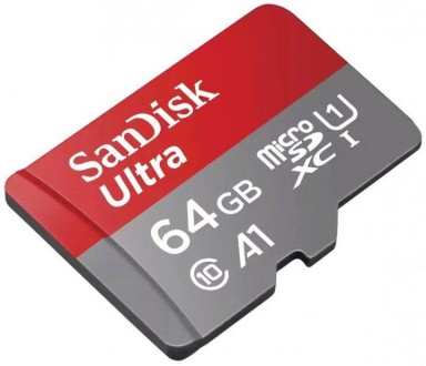Карта памяти SanDisk 64 GB microSDXC UHS-I U1 A1 Ultra SDSQUNC-064G-ZN3MN
 
Карт. . фото 3