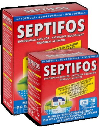 Septifos, биоактиватор для септика, выгребных ям, туалетов Septifos vigor, 2.4 к. . фото 3