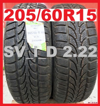 Продам НОВЫЕ зимние шины Nokian:
205/60R15 91H W+ (WR) Nokian (Индонезия) - 125. . фото 2