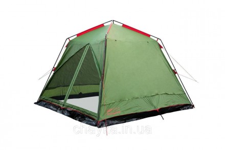 Туристический шатер Tramp Lite Bungalow; 6-и местный. Удобная универсальная комп. . фото 3
