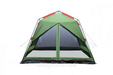 Туристический шатер Tramp Lite Bungalow; 6-и местный. Удобная универсальная комп. . фото 7