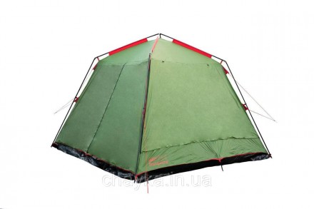 Туристический шатер Tramp Lite Bungalow; 6-и местный. Удобная универсальная комп. . фото 4
