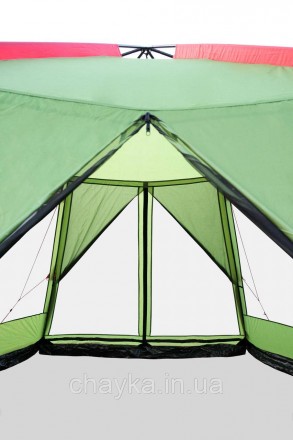 Туристический шатер Tramp Lite Mosquito; 6-и местный.Удобная универсальная компа. . фото 6