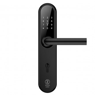 Автономный умный замок в офис или квартиру SEVEN LOCK SL-7768B black состоит из . . фото 2