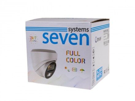 SEVEN IP-7212PA-FC – это купольная 2-х мегапиксельная Full Color IP-видеокамера . . фото 7