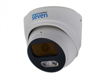 SEVEN IP-7212PA-FC – это купольная 2-х мегапиксельная Full Color IP-видеокамера . . фото 3