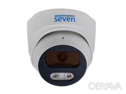 SEVEN IP-7212PA-FC – это купольная 2-х мегапиксельная Full Color IP-видеокамера . . фото 1