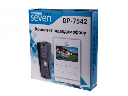 Основные принципы работы видеодомофона с вызывной панелью SEVEN DP–7542 Kit whit. . фото 6