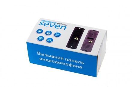 SEVEN CP-7506 silver - это антивандальная вызывная панель с механическим ИК-филь. . фото 5