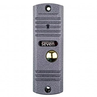 SEVEN CP-7506 silver - это антивандальная вызывная панель с механическим ИК-филь. . фото 2