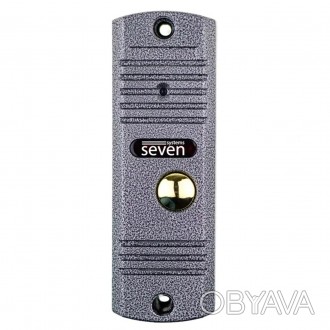SEVEN CP-7506 silver - это антивандальная вызывная панель с механическим ИК-филь. . фото 1