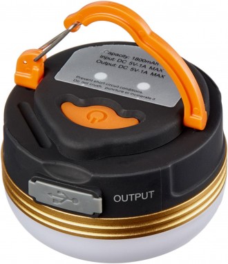 Фонарь кемпинговый SKIF Outdoor Light Drop Black/Orange
Компактный фонарь Skif O. . фото 3