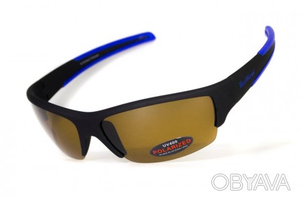 Поляризационные очки BluWater DAYTONA-2 Polarized (brown) коричневые 4ДЕЙТ2-Г50П. . фото 1