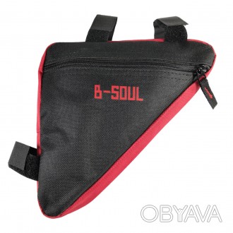 Компактная сумка B-Soul BAO-002BLUE в раму велосипеда, изготовлена из водоотталк. . фото 1