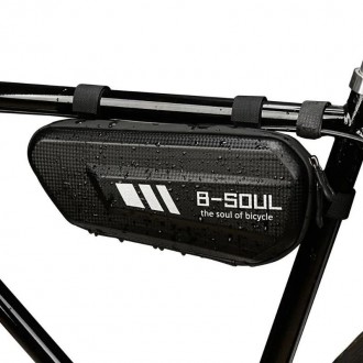 Вместительная сумка B-Soul BAO-010 в раму велосипеда треугольной формы, изготовл. . фото 5