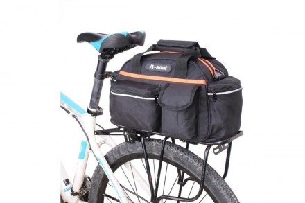 Велосумка BC-BG163 на багажник - удобный аксессуар, для перевозки вещей. 
Сумка . . фото 5